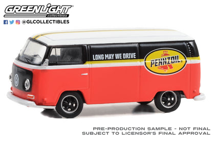 GreenLight 1:64 Club Vee-Dub Series 18 - Volkswagen Type 2 Panel Van - Pennzoil 36090-A