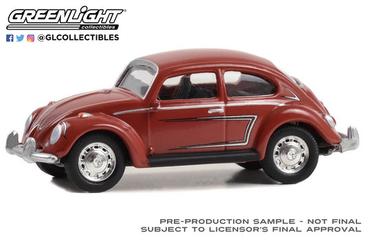 GreenLight 1:64 Club Vee-Dub Series 18 - Classic Volkswagen Beetle - Ruby Red 36090-B