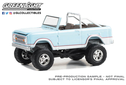 GreenLight 1:64 Barrett-Jackson ‘Scottsdale Edition’ Series 13 - 1970 Ford Bronco Custom - Sea Foam Green (Lot #1340.1) 37300-B
