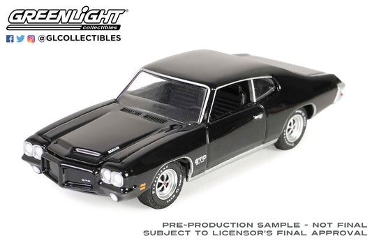GreenLight 1:64 Barrett-Jackson ‘Scottsdale Edition’ Series 13 - 1971 Pontiac GTO - Starlight Black (Lot #1030.1) 37300-F