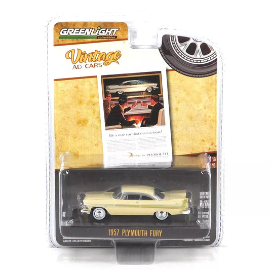 GreenLight 1:64 Vintage Ad Cars Series 10 - 1957 Plymouth Fury 39140-B