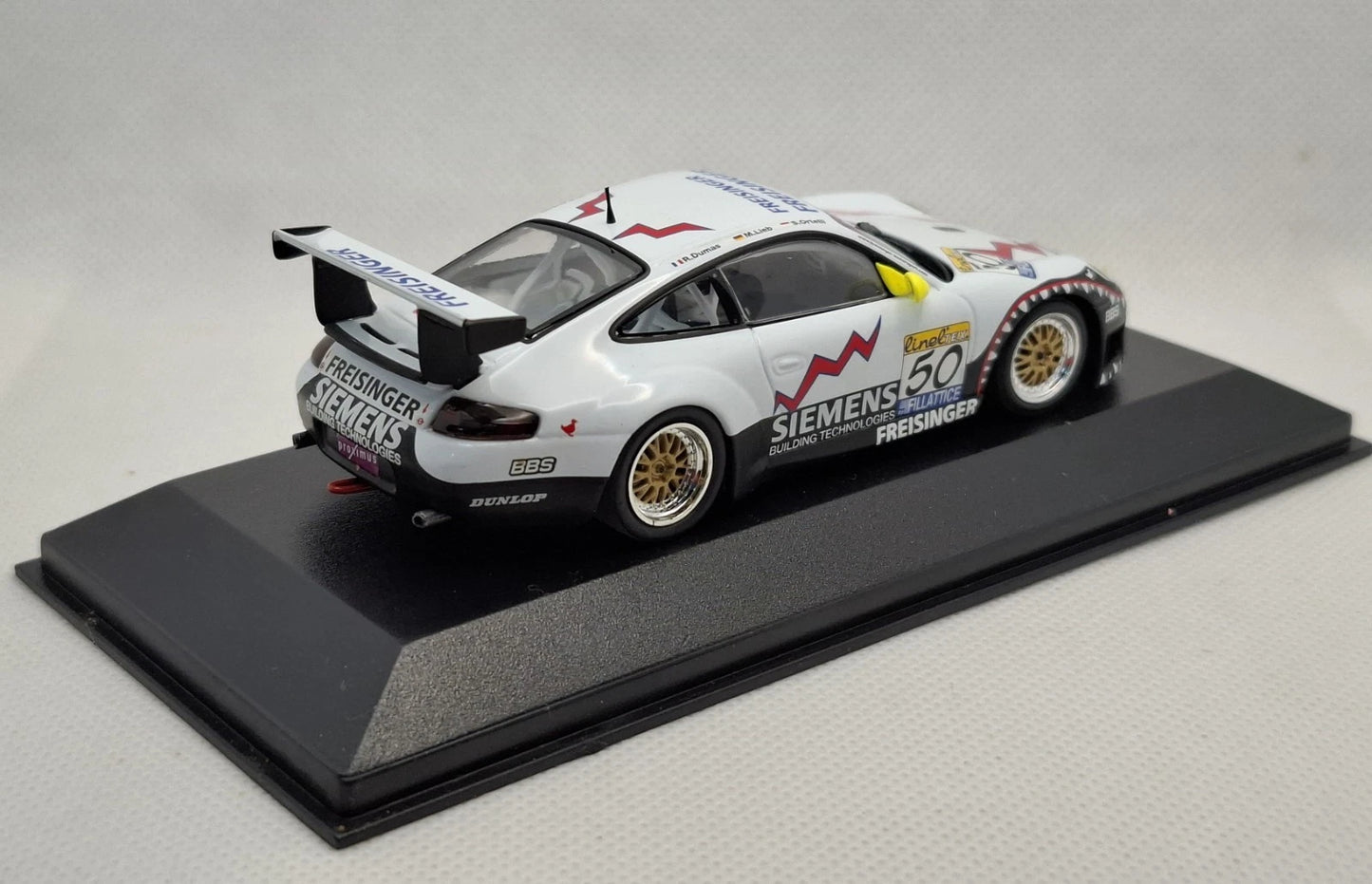 Minichamps 1:43 Porsche 911 GT3 RS – Ortelli/Lieb/Dumas – Winner– Freisinger Motorsport #50 24H SPA 2003 400036950