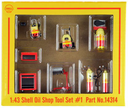 GMP 1:43 GMP Shop Tool Set #1 - Shell Oil GMP-14314
