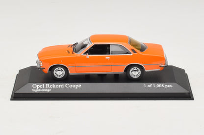 Minichamps 1:43 Opel Rekord D Coupe 1975 Orange 400044024