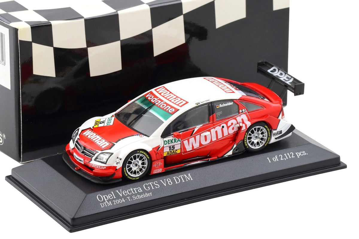 Minichamps 1:43 Opel Vectra C GTS V8 Woman Timo Scheider Team Holzer #15 DTM 2004 400044415