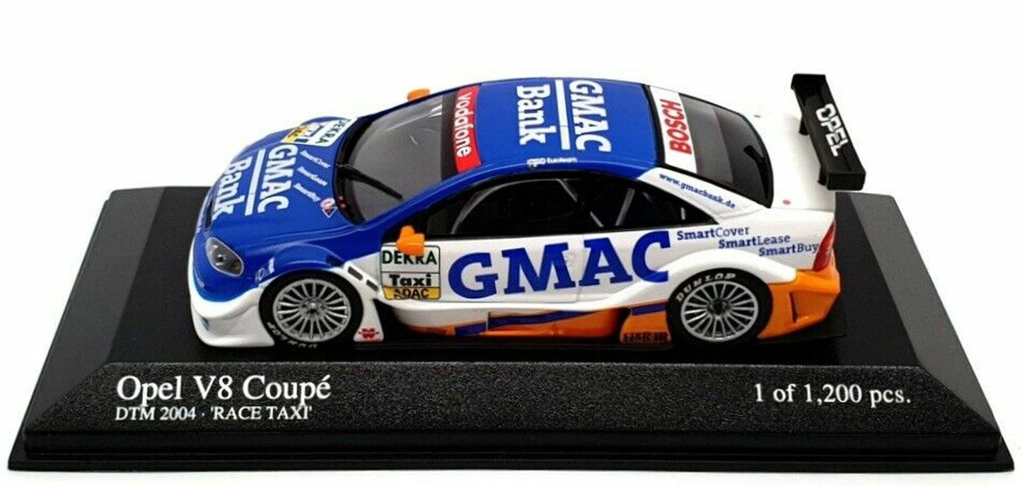 Minichamps 1:43 Opel V8 Coupe GMAC OPC Euroteam Race Taxi DTM 2004 400044800