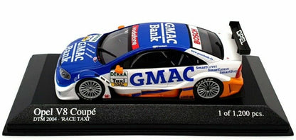 Minichamps 1:43 Opel V8 Coupe GMAC OPC Euroteam Race Taxi DTM 2004 400044800