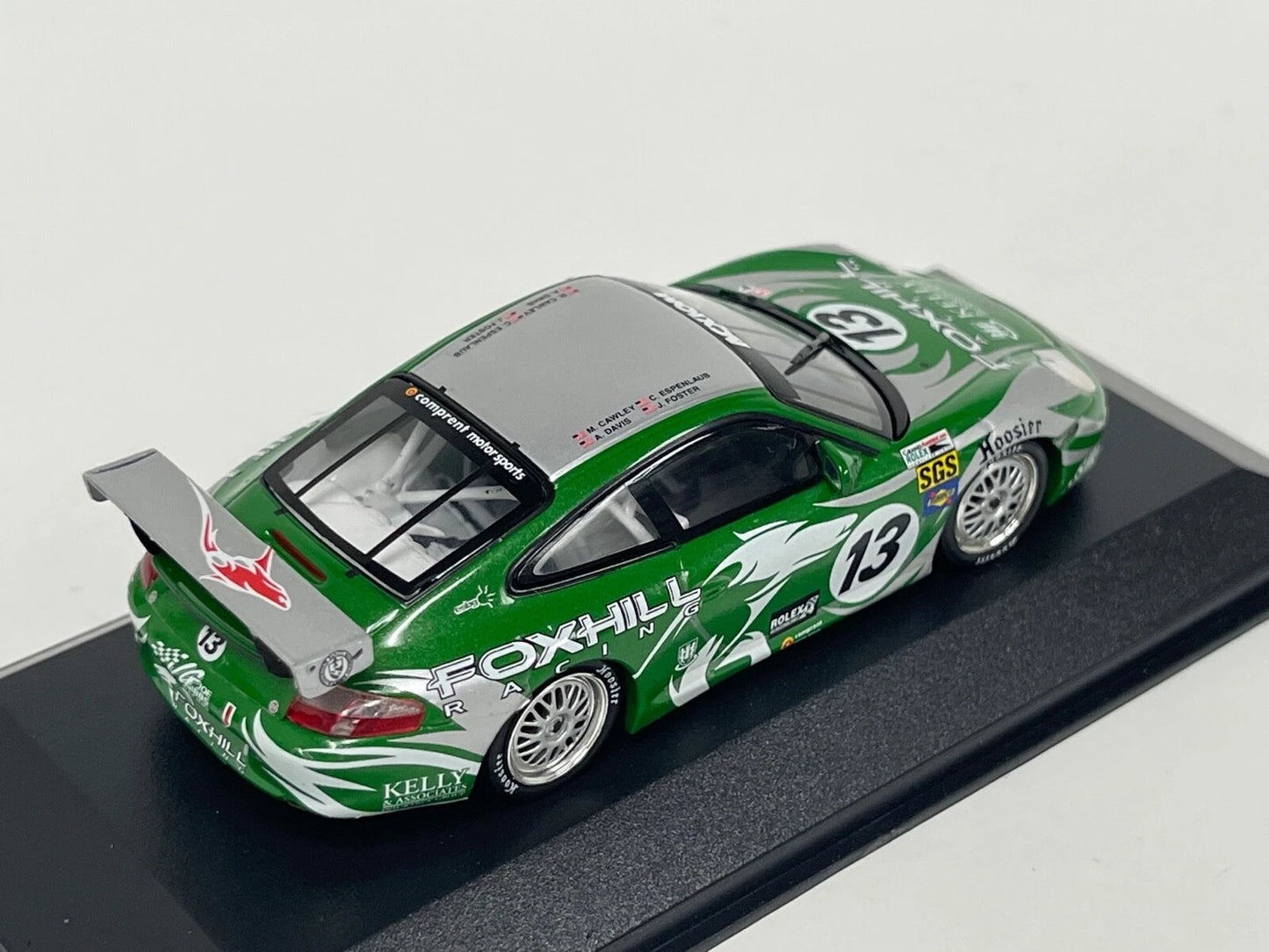 Minichamps 1:43 Porsche 911 GT3 Cawley/Davis/Espenlaub/Foster #13 Team Foxhill Racing 24H Daytona 2004 400046213