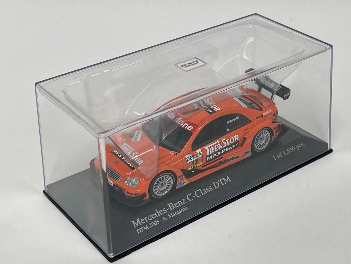 Minichamps 1:43 Mercedes-Benz C-Class Alexandros Margaritis Team Muecke Motorsport #17 DTM 2005 400053417