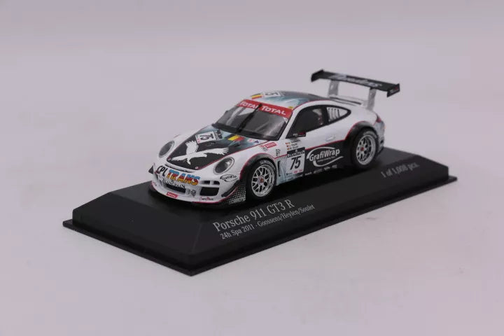 Minichamps 1:43 Porsche 911 GT3 R Prospeed Competition #75 24H SPA 2011 400118975