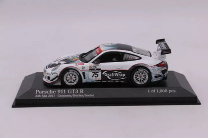 Minichamps 1:43 Porsche 911 GT3 R Prospeed Competition #75 24H SPA 2011 400118975
