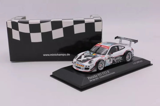 Minichamps 1:43 Porsche 911 GT3 R Prospeed Competition #75 24H SPA 2011 400118975