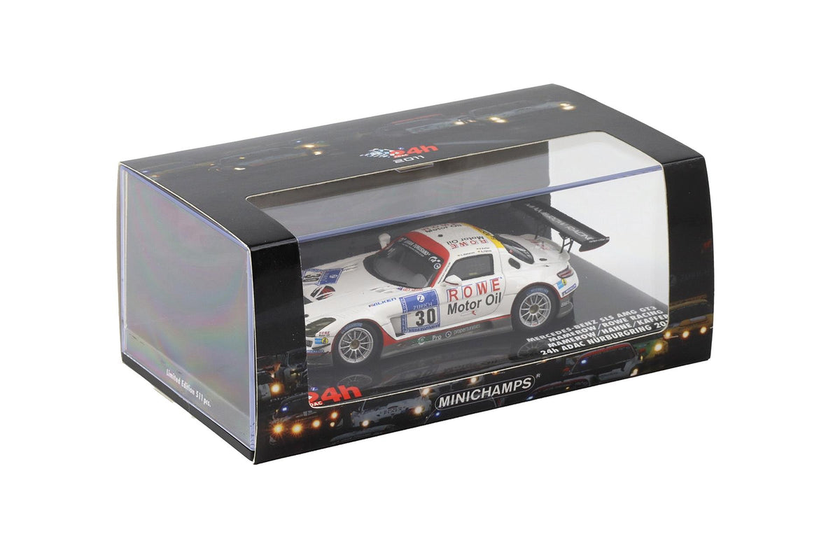 Minichamps 1:43 Mercedes-Benz SLS AMG GT3 Mamerow/Kaffer/Hahne #30 24H ADAC Nurburgring 2011 437110330