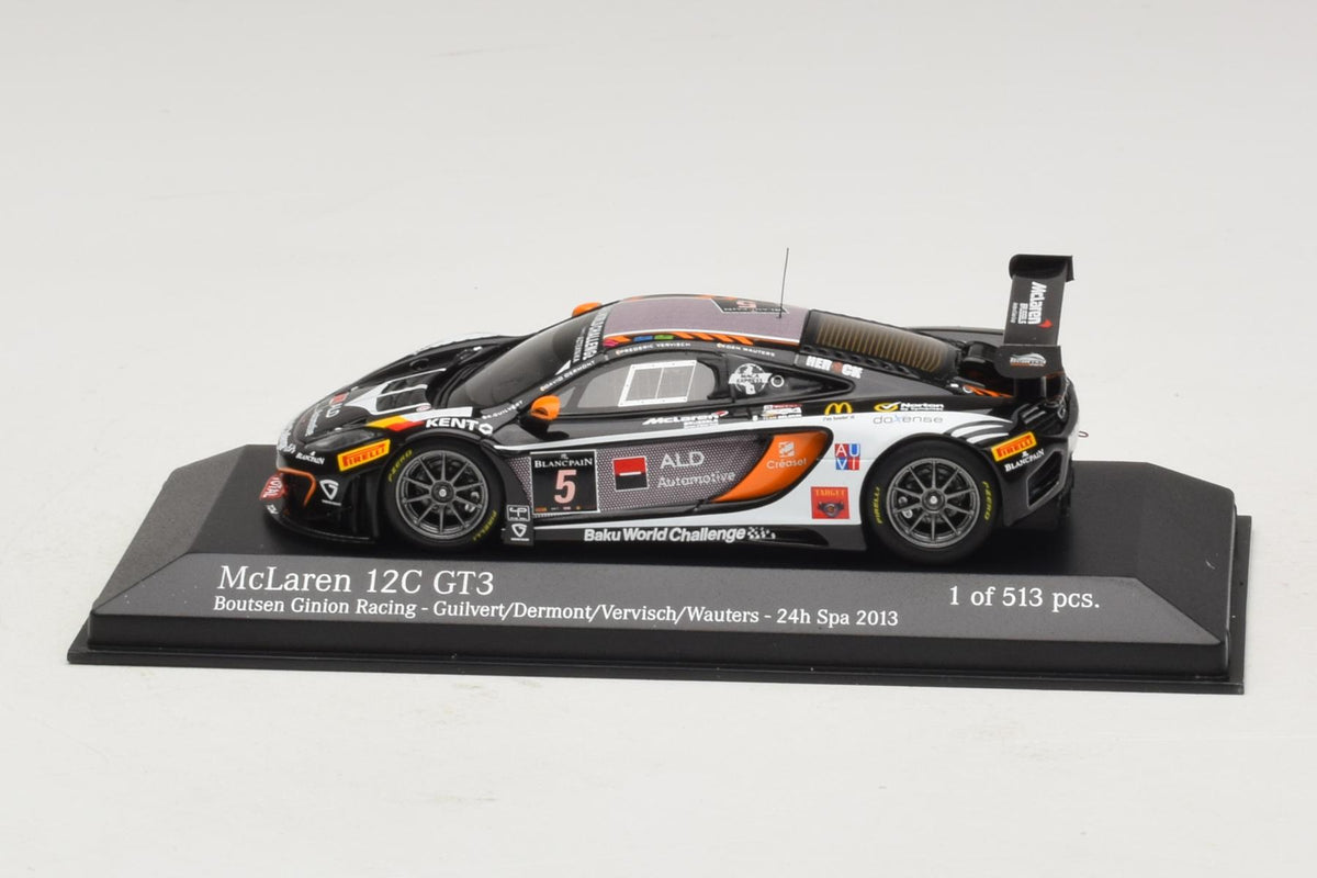 Minichamps 1:43 McLaren 12C GT3 Boutsen Ginion Racing Guilvert/Dermont/Vervisch/Wauters #5 24H Spa 2013 437131305