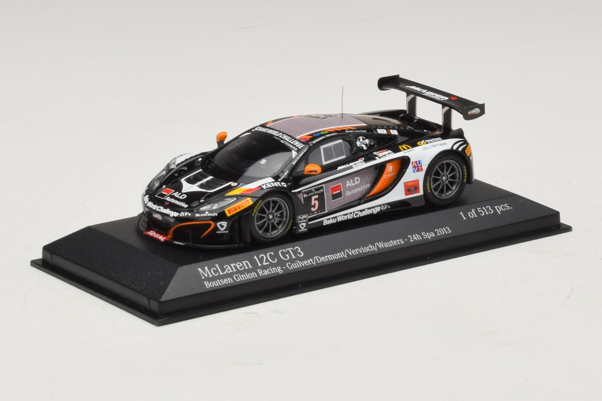 Minichamps 1:43 McLaren 12C GT3 Boutsen Ginion Racing Guilvert/Dermont/Vervisch/Wauters #5 24H Spa 2013 437131305