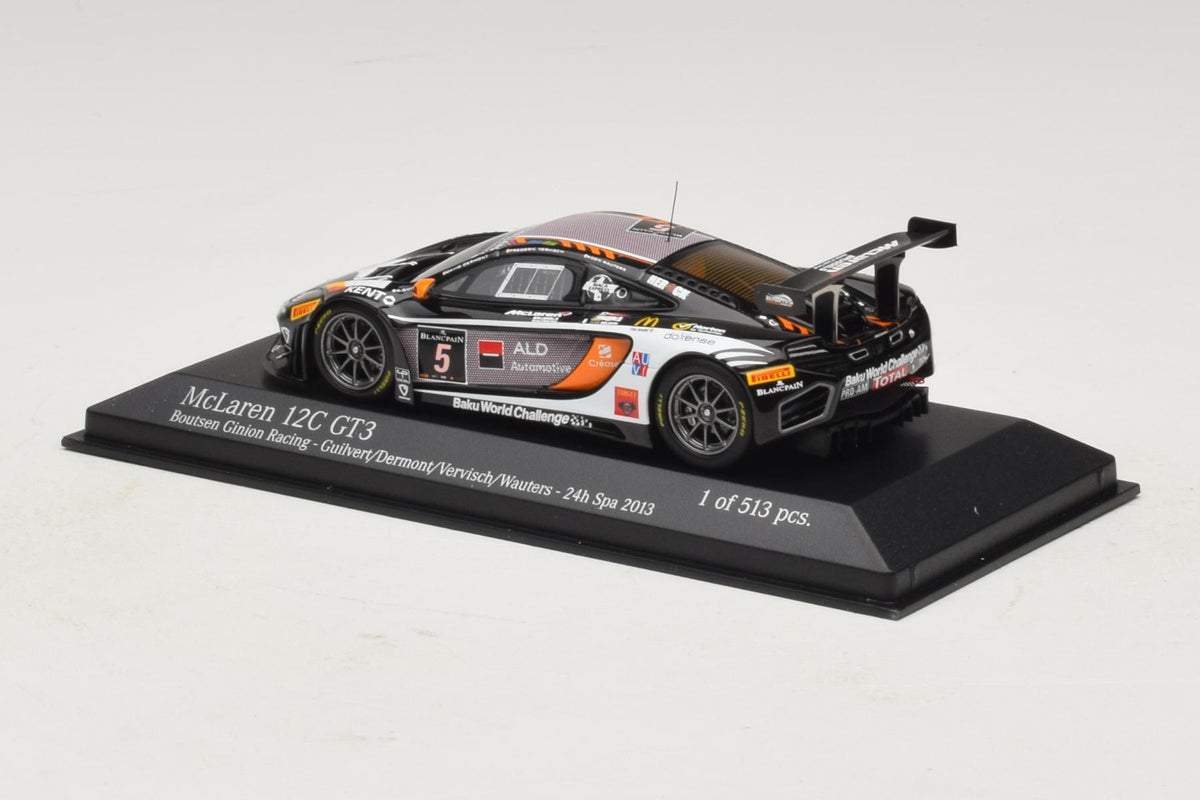 Minichamps 1:43 McLaren 12C GT3 Boutsen Ginion Racing Guilvert/Dermont/Vervisch/Wauters #5 24H Spa 2013 437131305