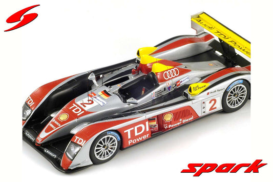 Spark 1:43 Audi R10 TDI - 10 Years - #2 A.McNish/R.Capello/T.Kristensen - Winner Le Mans 2008 43LM08