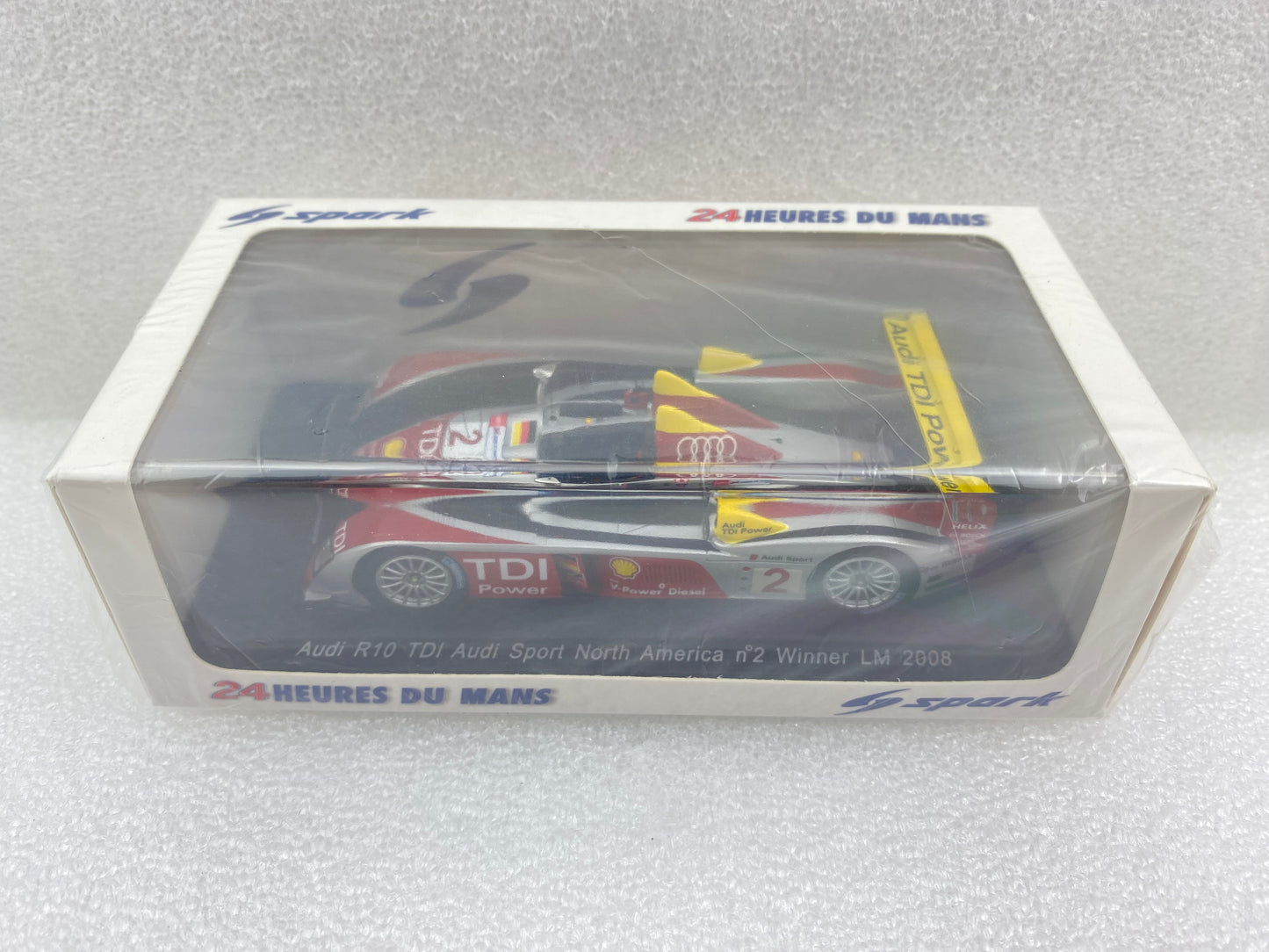 Spark 1:43 Audi R10 TDI - 10 Years - #2 A.McNish/R.Capello/T.Kristensen - Winner Le Mans 2008 43LM08