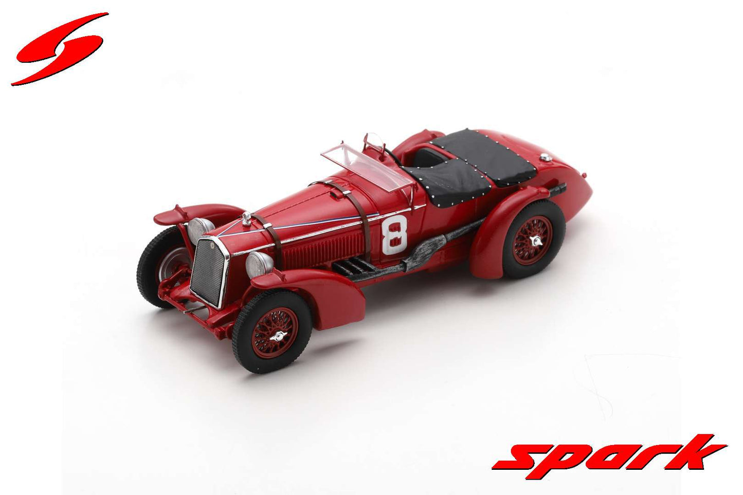 Spark 1:43 Alfa Romeo 8C #8 Winner 24H Le Mans 1932 R.Sommer - L.Chinetti 43LM32
