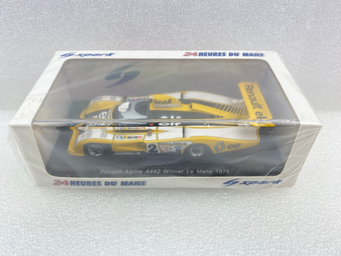 Spark 1:43 Renault Alpine A442B Renault Sport #2 D.Pironi/J.-P.Jaussaud Winner 24H Le Mans 1978 43LM78