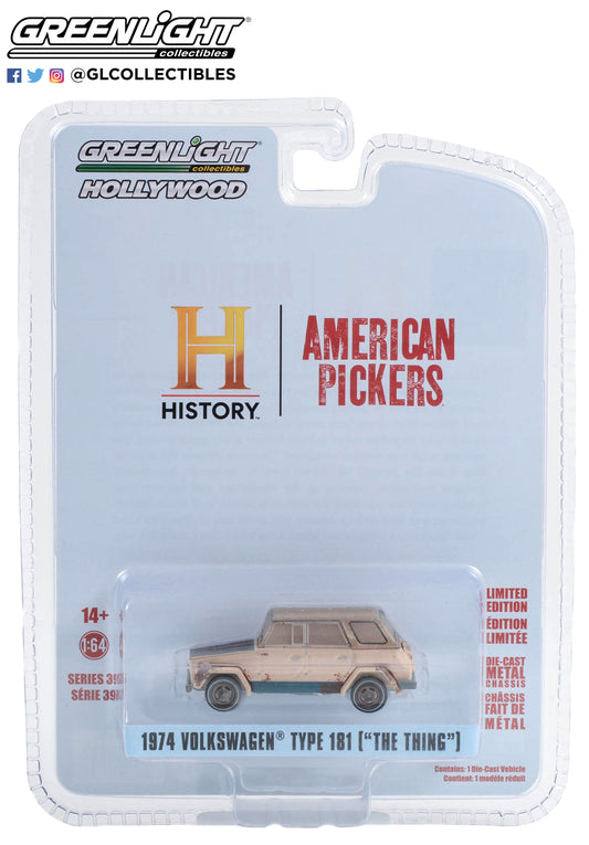 GreenLight 1:64 Hollywood Series 39 - American Pickers (2010-Current TV Series) - 1974 Volkswagen Thing (Type 181) 44990-D