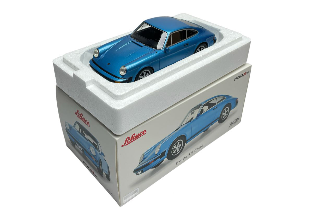 Schuco 1:18 Porsche 911 Coupe 1974 Blue 450029700