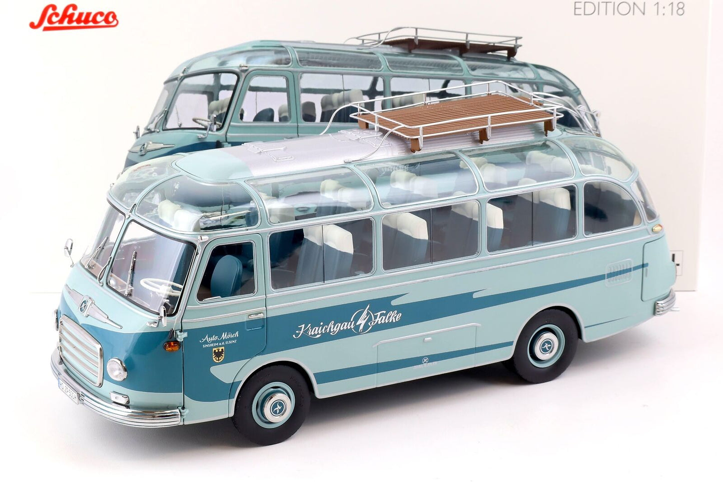 Schuco 1:18 Setra S6 Bus Kraichgaufalke 450034900