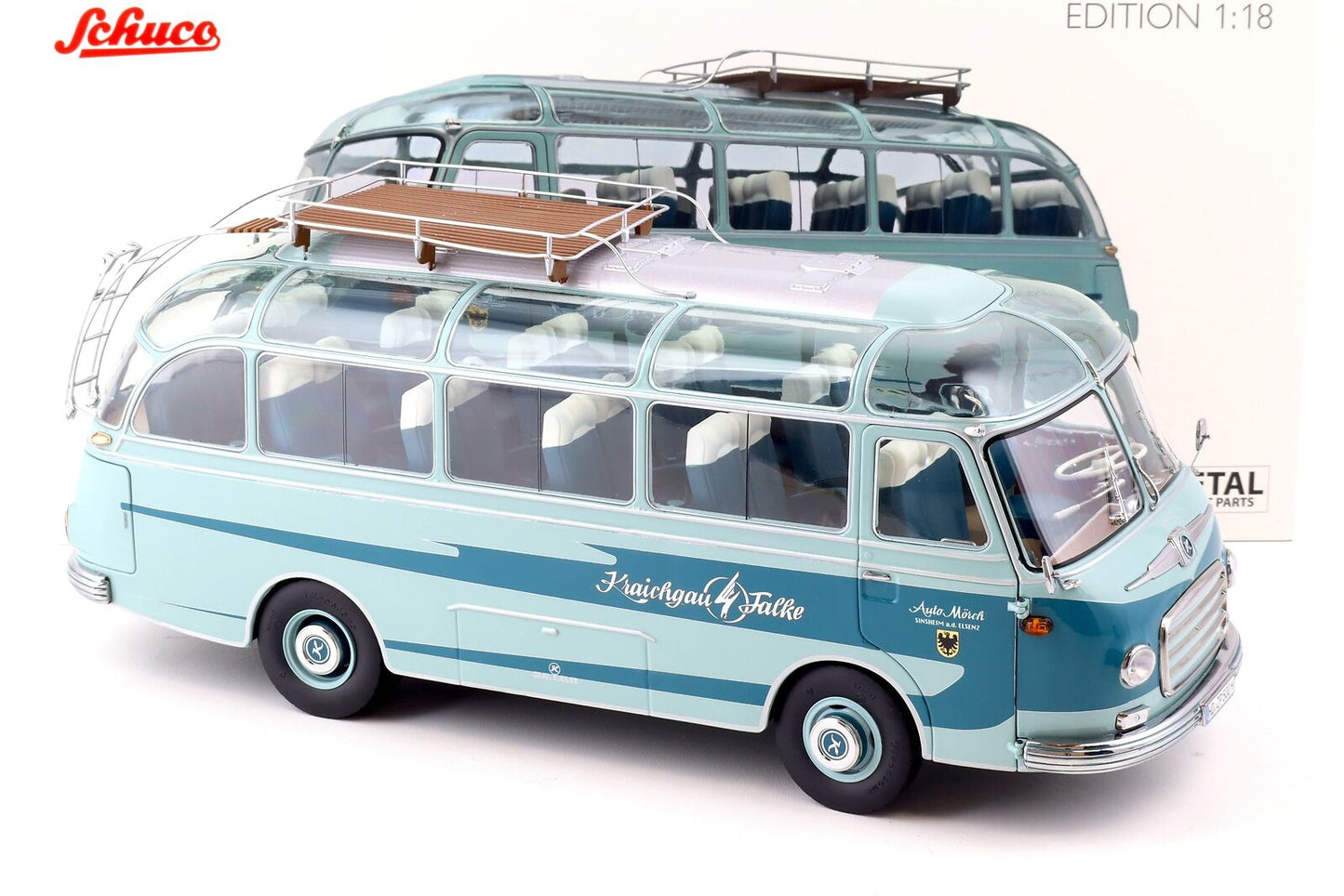 Schuco 1:18 Setra S6 Bus Kraichgaufalke 450034900