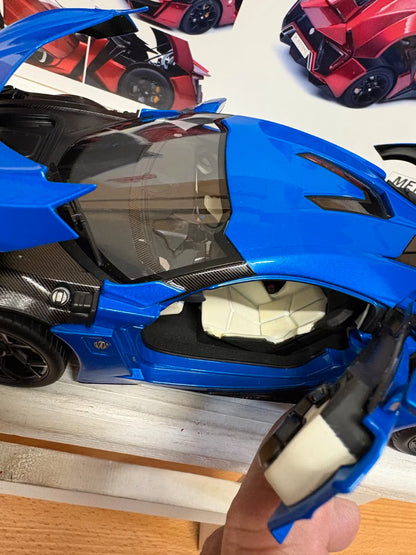 Schuco 1:18 W Motor Fenyr Supersport after Lykan blue 450042600