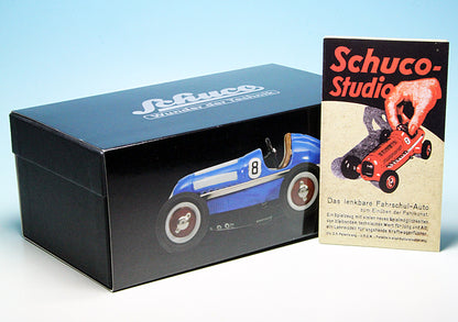 Schuco Mercedes-Benz Studio I #8 blue sheet clockwork car Limited 500 450111800