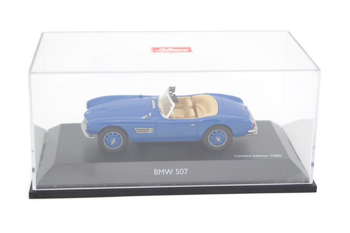 Schuco 1:43 BMW 507 Roadster Blue 450217800