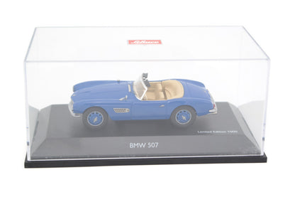 Schuco 1:43 BMW 507 Roadster Blue 450217800