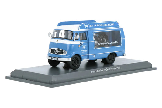 Schuco 1:43 Mercedes-Benz L319 promotion car NSU-Max with Piccolo NSU-Max 450291800