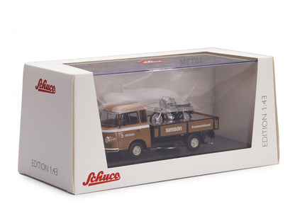 Schuco 1:43 BARKAS B1000 Simson Kundendienst KS50 Super Sport 450367300
