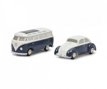 Schuco Piccolo 2-Vehicle Volkswagen Set - Beetle + T1 Samba 450514600