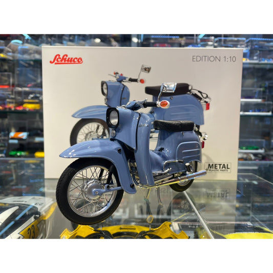 Schuco 1:10 Simson Schwalbe KR51/1 Blue Motorcycle 450649300