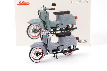Schuco 1:10 Simson Schwalbe KR51/1 Custom III Gray 450649400