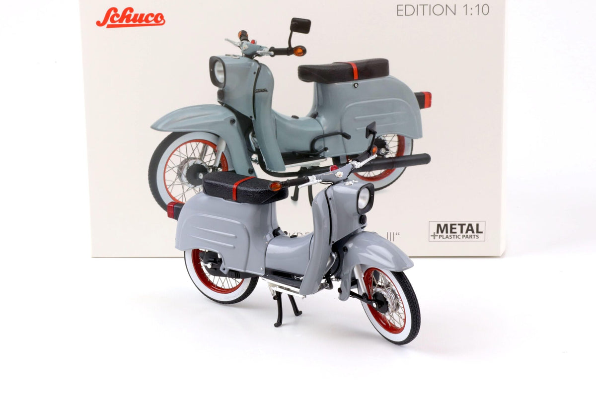Schuco 1:10 Simson Schwalbe KR51/1 Custom III Gray 450649400