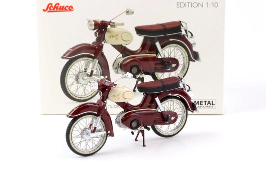 Schuco 1:10 Kreidler Florett Dark Red Motorcycle 450654900