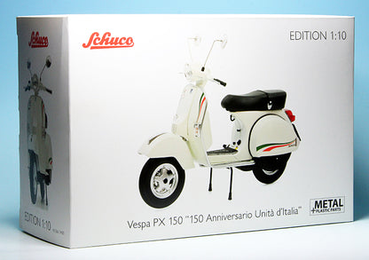 Schuco 1:10 Vespa PX 150 White Motorcycle 450667400