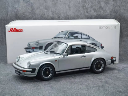 Schuco 1:12 Porsche 911 Carrera Targa 3.2 Silver 450669900