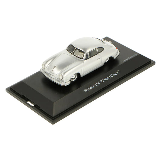 Schuco 1:43 Porsche 356 Gmund Coupe silver 450879800
