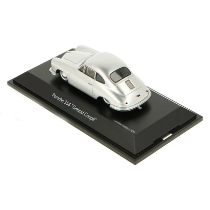 Schuco 1:43 Porsche 356 Gmund Coupe silver 450879800