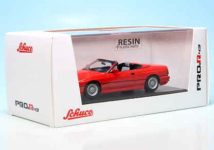 Schuco 1:43 BMW 850i convertible red 450902400