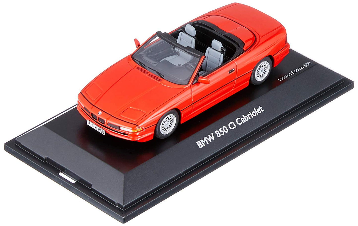 Schuco 1:43 BMW 850i convertible red 450902400