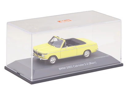 Schuco 1:43 BMW 2002 Cabrio 2/2 Baur yellow 450908500