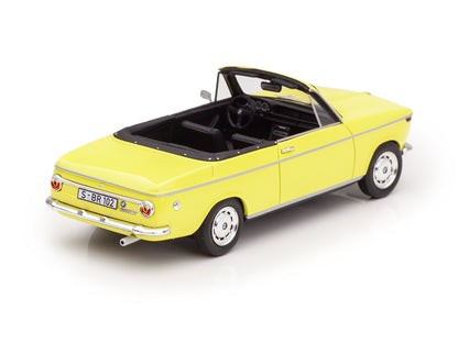Schuco 1:43 BMW 2002 Cabrio 2/2 Baur yellow 450908500