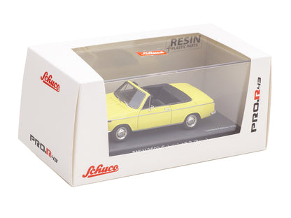 Schuco 1:43 BMW 2002 Cabrio 2/2 Baur yellow 450908500