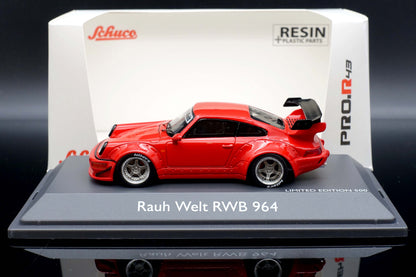 Schuco 1:43 RAUH-Welt RWB Porsche 911 964 Red 450911300