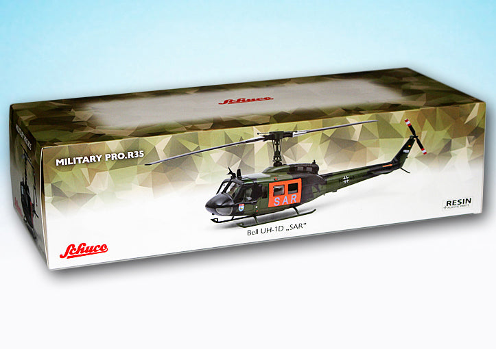 Schuco 1:35 Bell UH 1D German army Bundeswehr SAR helicopter 450912600